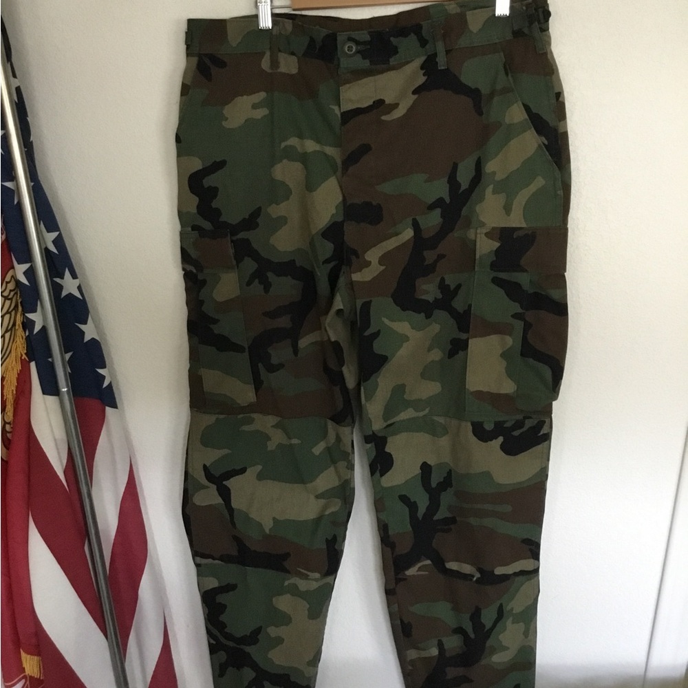 Military m-81 BDU combat trousers size large long